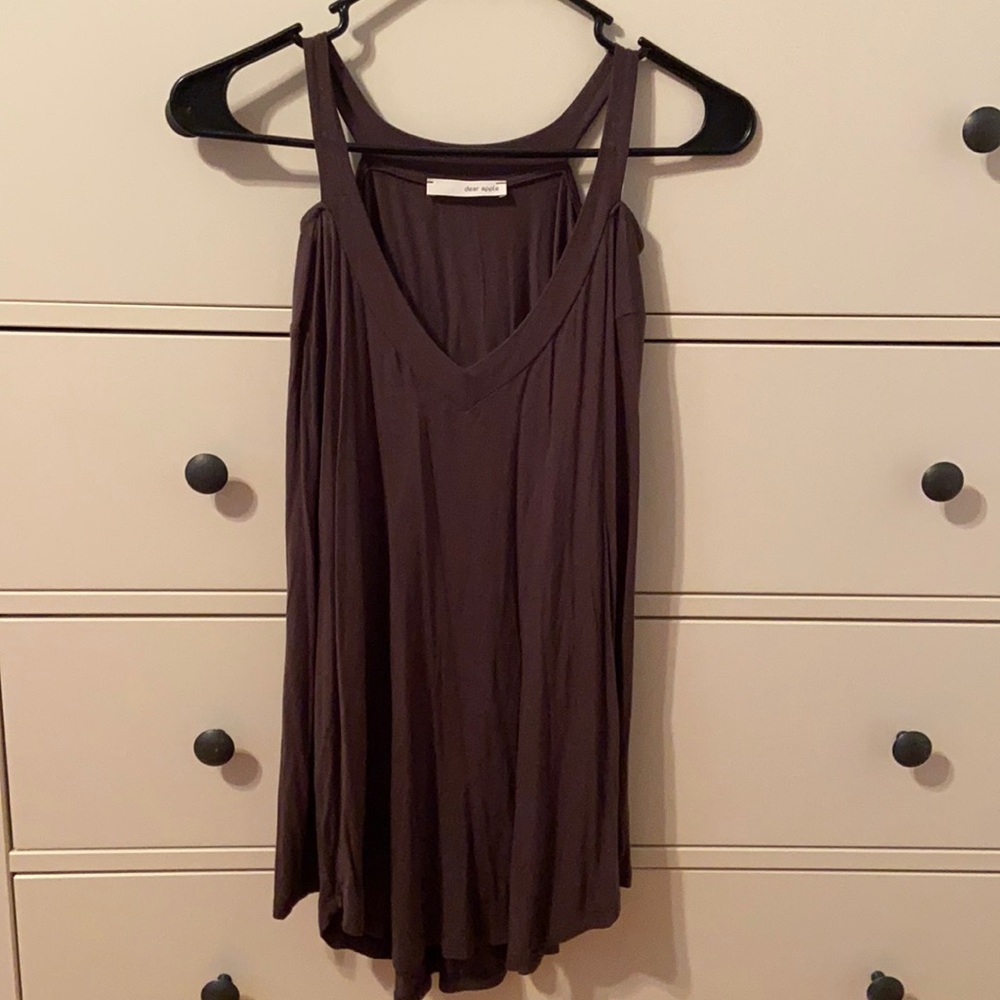 Olive Shirt Size Small Off Shoulder Top